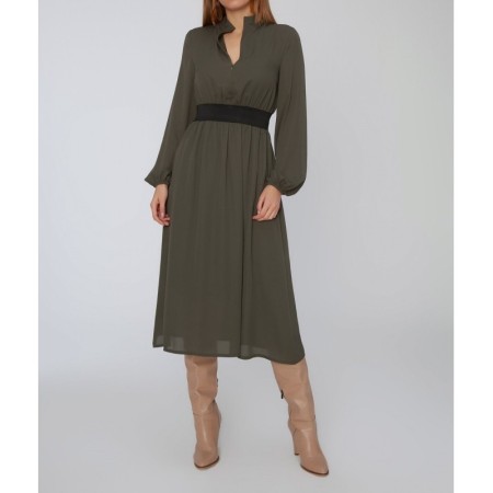 People By Fabrika Kadın Beli Lastikli Elbise PFKAW19EL0096