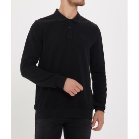 Lee Cooper Erkek Newblend Polo Yaka Sweatshirt 201 LCM 241029