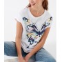 Mavi 168490-620 Kelebek Baskılı Bayan T-Shirt