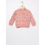 Mammaramma Pembe Kız Bebek Sweatshirt 5002580081