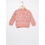 Mammaramma Pembe Kız Bebek Sweatshirt 5002580081