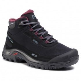 Salomon 411105 22 Shelter Cs Wp W Black/ebony/ Winetasting Kadın Outdoor Bot