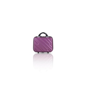 Troya Bags Unisex Troya Basic Abs Makyaj Çantası & El Valizi Mürdüm