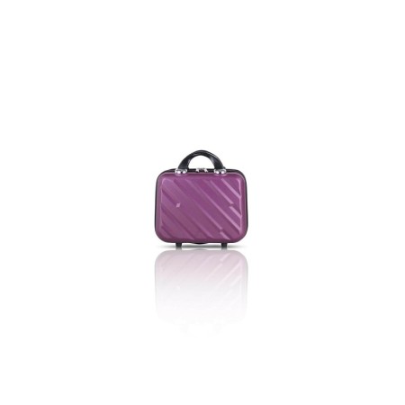 Troya Bags Unisex Troya Basic Abs Makyaj Çantası & El Valizi Mürdüm
