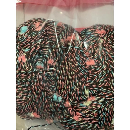 Fashion Plus Örgü İpi 2 Adet Siyah Pembe