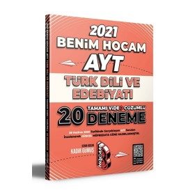 Benim Hocam Yayınları 2021 Ayt Türk Dili Ve Edebiyatı Tamamı Video Çözümlü 20 Deneme Sınavı