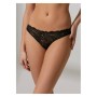 Suwen Kadın Siyah Jasmine Dantelli String Külot ST3700602