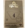 Coffee Time 4 Numara Kahve Filtre Kağıdı 40lı Paket