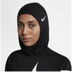 NIKE PRO HIJAB ALT PKG XS/S BLACK/WHITE