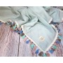 Piyokishop Boho Atkı Battaniye Kundak Boho