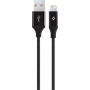 Ttec AlumiCable 1.2 m 2DK16S Siyah iPhone Şarj Kablosu