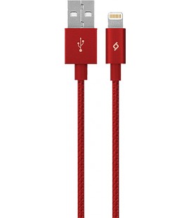 TTEC AlumiCable MFi Şarj Kablosu Kırmızı 2DKM02K  1.2m