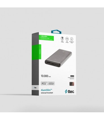 Ttec AlumiSlim 2BB141UG 10000 mAh Uzay Grisi Taşınabilir Şarj Cihazı