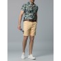 Lufian Slim Fit Hawaıı Spor Chino Şort Sari 111210001