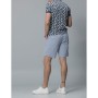 Lufian Slim Fit Alora Spor Chino Şort Lacivert 1112100021002