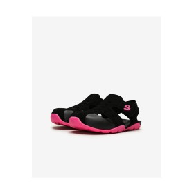 Skechers SİDE WAVE-HEART BLİSS Büyük Kız Çocuk Siyah Sandalet-86624L BKHP