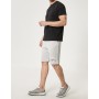 Altınyıldız Classics Erkek Gri Slim Fit Günlük Rahat Spor Örme Şort 4A9521200007