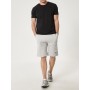 Altınyıldız Classics Erkek Gri Slim Fit Günlük Rahat Spor Örme Şort 4A9521200007