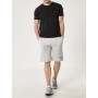 Altınyıldız Classics Erkek Gri Slim Fit Günlük Rahat Spor Örme Şort 4A9521200007