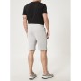 Altınyıldız Classics Erkek Gri Slim Fit Günlük Rahat Spor Örme Şort 4A9521200007