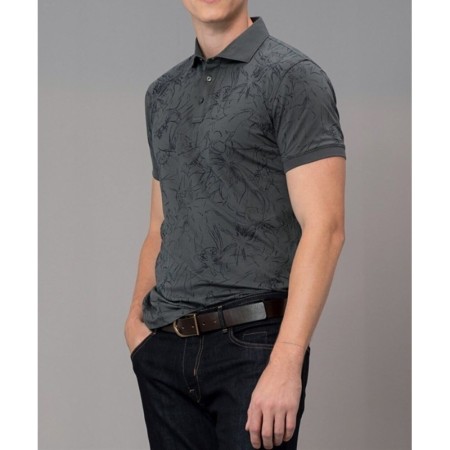 Lufian Erkek Koyu Yeşil Polo Yaka T- Shirt 112040020