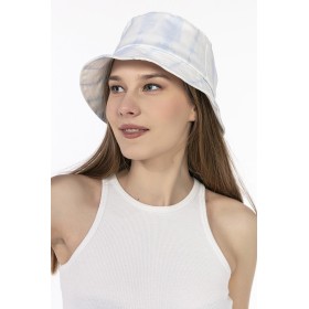 Y-London 14009 Pamuklu Mavi Batikli Bucket & Balıkçı Şapka SPK-3693