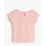 Koton Kız Çocuk Pembe Desenli Tişört 6YMG19574OKBT4
