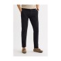 Avva Erkek Siyah Yandan Cepli Armürlü Slim Fit Pantolon A01y3038