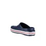 Crocs Lacivert Unisex Crocband Kenarı Kırmızı Beyaz Çizgili Terlik 11016-410