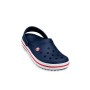 Crocs Lacivert Unisex Crocband Kenarı Kırmızı Beyaz Çizgili Terlik 11016-410