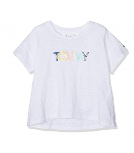 Tommy Hilfiger Renkli Tommy Logo Çocuk Tişört XG0XG00433P01