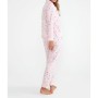 Suwen Kadın Pembe Baskılı Mina Maskulen Pijama Takımı SH21135660B