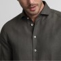 Ramsey Haki Düz Dokuma Uzun Kollu Gömlek GM-2275 -630