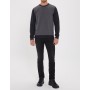 Lee Cooper Erkek Newdiagonal O Yaka Sweatshirt Gri 201 LCM 241033