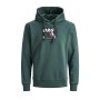 Jack & Jones Erkek Kapüşonlu Sweatshirt 12163388 Jorwonton