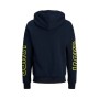 Jack & Jones Zayden Erkek Kapüşonlu Lacivert Sweatshirt 12167607