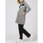 Tommy Life Gri Melanj-Siyah Kadın  Eşofman Tunik Takım ART-95206
