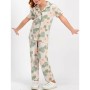 Rolypoly Düğmeli Kız Çocuk Gömlek Pijama Takımı RP1785