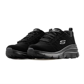 Skechers Fashion Fit-True Feels Kadın Siyah Spor Ayakkabı 88888366 BBK