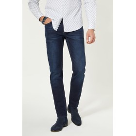 Avva Erkek Lacivert Slim Fit Jean Erkek Kot Pantolon A92S3713