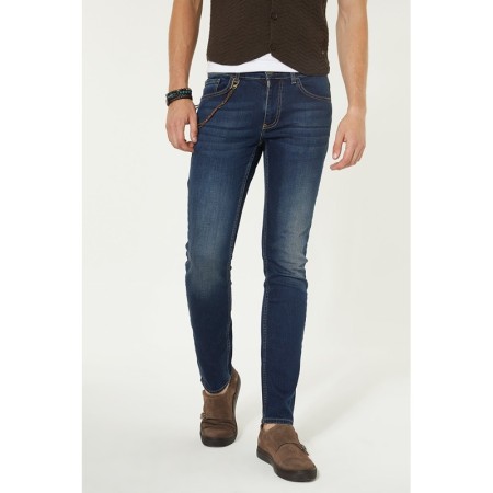 Avva Slim Fit Jean Erkek Kot Pantolon A92S3714