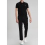 Lufian Erkek Siyah Laon Spor Polo T- Shirt 111040055