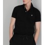 Lufian Erkek Siyah Laon Spor Polo T- Shirt 111040055