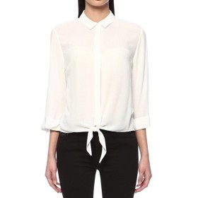 NetWork Basic Fit Ekru Kadın Gömlek 1067992 003