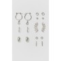 Stradivarius 8'li parlak taşlı küpe seti - 3028/005/200