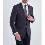 Hatemoğlu Desenli Slim Fit Bordo Ceket 14202019C002
