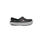 Crocs  Siyah Unisex Crocband Kenarı Siyah Beyaz Çizgili Terlik 11016