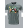 Lufian Adragos Modern Grafik T- Shirt Yeşil 111020025