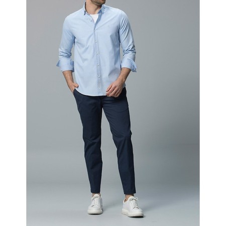 Lufian Gabi Smart Chino Pantolon Slim Fit Lacivert 111190004