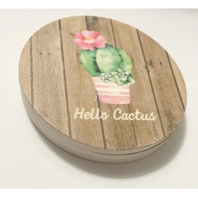 LC Waikiki Bardak Altlığı 3'lü Hello Kaktüs